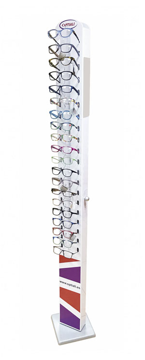 Expositor giratorio de gafas de 40 unidades